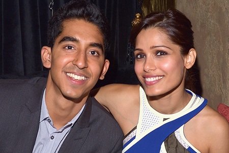 Dev Patel and Freida Pinto