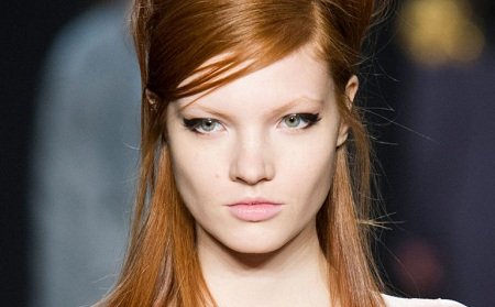 An ultra-thick, feathered cat-eye