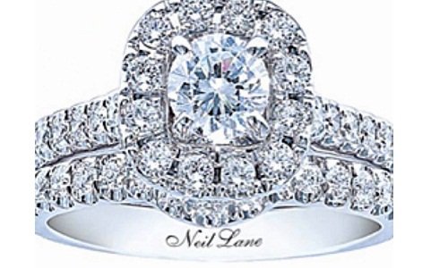 Blue Diamond Engagement Ring From Neil Lane