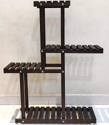 Dime store wooden plant stand
