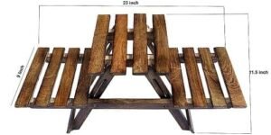 Naayab craft Mango wood plant stand