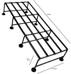 ORCHID ENGINEERS Iron IndoorOutdoor Flower PotPlant Stand&nbsp;