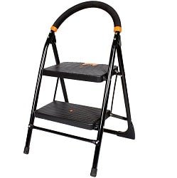 Parasnath Prime Black Milano Heavy Folding Ladder