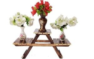 SZHC Mango wood plant stand