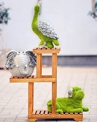 Sharpex wooden plant stand