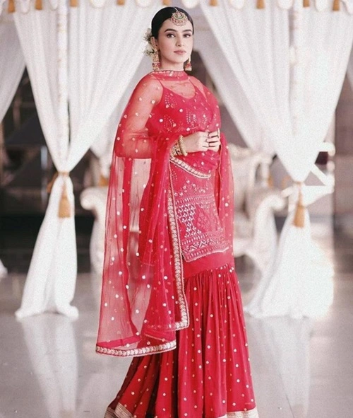 Embroidered Sharara Suits