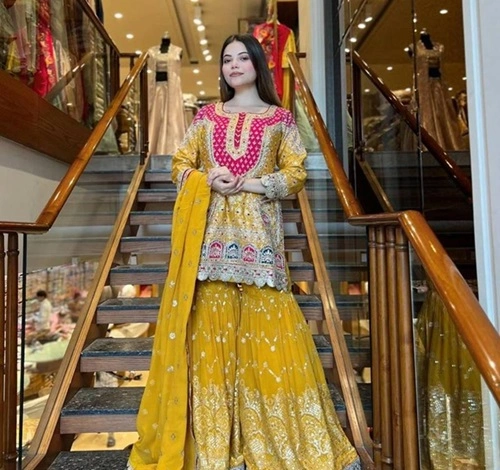 Jacket Sharara Suits