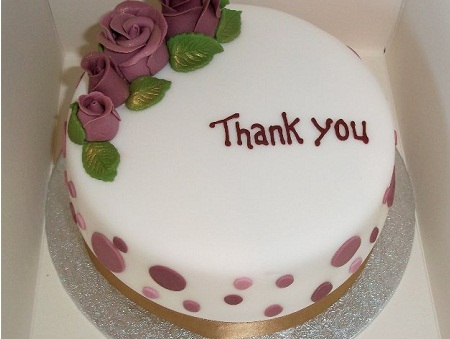 A “Thank You” Cake