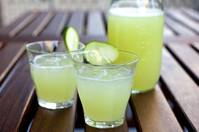 Cucumber Lemonade Gin Punch