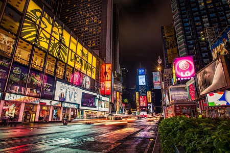 Broadway in New York City, US