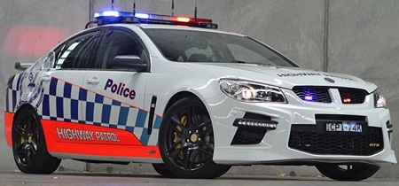 HSV GTS Australian Police Car