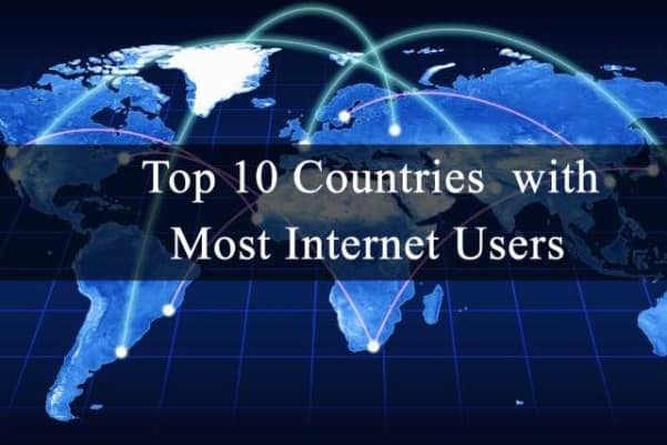Countries with the most Internet Users