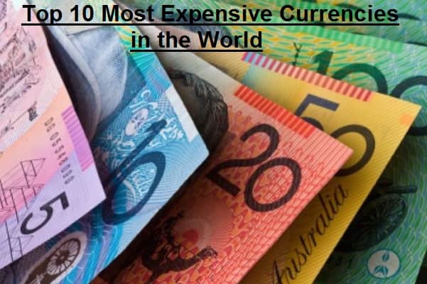 Most Expensive Currencies