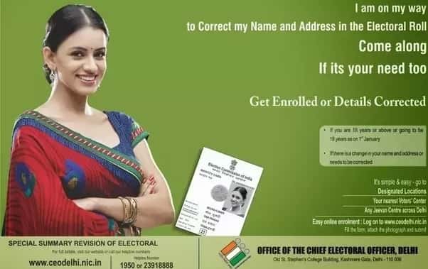 voter id card lost delhi